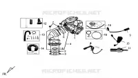 CARBURATEUR pour SYM MIO 50 (45 KMH) (HU05WAH-6) (L5-L6) de 2015
