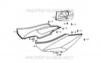 CARENAGES pour SYM ORBIT 50 (AV05W-6) (K7-K8) de 2008