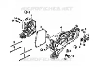 CARTER MOTEUR pour SYM ORBIT 50 (AV05W-6) (K7-K8) de 2008