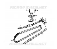 CHAINE DE TRANSMISSION pour SYM ORBIT 50 (AV05W-6) (K7-K8) de 2008