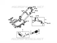 CHASSIS pour SYM ORBIT 50 (AV05W-6) (K7-K8) de 2008