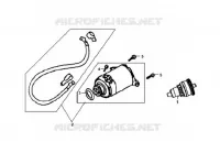 DÉMARREUR pour SYM ORBIT 50 (AV05W-6) (K7-K8) de 2008
