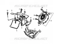 ENVELOPPE MOTEUR pour SYM ORBIT 50 (AV05W-6) (K7-K8) de 2008