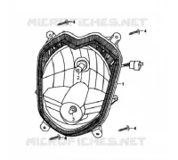 OPTIQUE pour SYM ORBIT 50 (AV05W-6) (K7-K8) de 2008