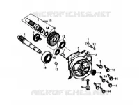 TRANSMISSION pour SYM ORBIT 50 (AV05W-6) (K7-K8) de 2008