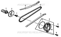 ARBRE A CAMES - COUVERCLE LATERAL GAUCHE CULASSE  50 sym-moto 2020 ORBIT III 50 (25 KMH) (XE05W1-NL) (L8-M0) 6
