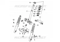 FOURCHE AVANT pour SYM DD50 (25KMH) (FT05V4-6) (K6) de 2006