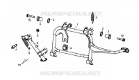 BEQUILLE CENTRALE pour SYM TONIK 50CC (FW05A6-6) (L2) de 2012