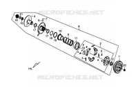 ENSEMBLE POULIE ENTRAÎNÉE pour SYM TONIK 50CC (FW05A6-6) (L2) de 2012