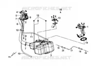 RESERVOIR A ESSENCE pour SYM TONIK 50CC (FW05A6-6) (L2) de 2012
