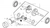 VILEBREQUIN   PISTON pour SYM DD50 (FT05V3-6) (K6) de 2006
