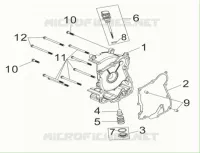COUVERCLE CARTER DROIT  115 sym-moto 2020 MIO 115 (FS11W1-EU) (L7-M0) 16