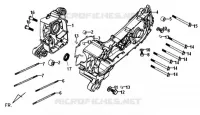 CARTER MOTEUR pour SYM FIDDLE II 125 (AW12W-T) (K8) de 2008