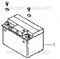 BATTERIE pour SYM DD50 FIX E2 (FT05V1-6) (K4-K5) de 2005