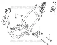 CHASSIS pour SYM DD50 FIX E2 (FT05V1-6) (K4-K5) de 2005