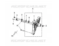 BRAS OSCILLANT pour SYM GTS 125I (LN12W1-F) (L2-L3) de 2013