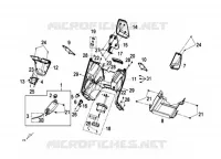 COFFRE INTERIEURE   RÉSERVOIR DE RÉSERVE pour SYM GTS 125I (LN12W1-F) (L2-L3) de 2013