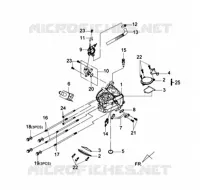 CULASSE pour SYM GTS 125I (LN12W1-F) (L2-L3) de 2013