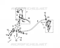 FREIN ARRIERE pour SYM GTS 125I (LN12W1-F) (L2-L3) de 2013