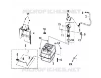 RESERVOIR A ESSENCE pour SYM GTS 125I (LN12W1-F) (L2-L3) de 2013