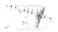BRAS OSCILLANT  125 sym-moto 2016 GTS 125I (LN12W6-FR) (L6) 34