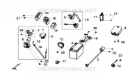 PIÈCES ÉLECTRIQUES  125 sym-moto 2016 GTS 125I (LN12W6-FR) (L6) 48