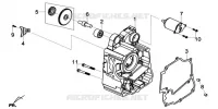 CARTER DESTRO pour SYM GTS 125I SPORT (LN12WE-EU) (E4) (L7-M0) de 2020