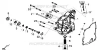 COUVERCLE DE CARTER DE MANIVELLE ARRIERE pour SYM GTS 125I SPORT (LN12WE-EU) (E4) (L7-M0) de 2020