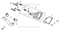 COUVERCLE DE POMPE A EAU pour SYM GTS 125I SPORT (LN12WE-EU) (E4) (L7-M0) de 2020