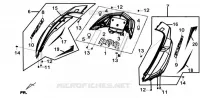 COUVERTURE DU CORPS pour SYM GTS 125I SPORT (LN12WE-EU) (E4) (L7-M0) de 2020
