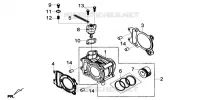 CYLINDER SET pour SYM GTS 125I SPORT (LN12WE-EU) (E4) (L7-M0) de 2020