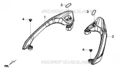 SUPPORT ARRIÈRE DROIT GAUCHE pour SYM GTS 125I SPORT (LN12WE-EU) (E4) (L7-M0) de 2020