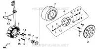 VOLANT   STATOR pour SYM GTS 125I SPORT (LN12WE-EU) (E4) (L7-M0) de 2020