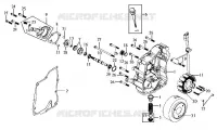 COUVERCLE CARTER pour SYM HD 125 (LH12W-6) (DRUM BRAKE) (K3-K6) de 2006
