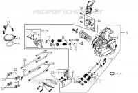 CULASSE pour SYM HD 125 (LH12W-6) (DRUM BRAKE) (K3-K6) de 2006