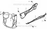 PLANCHER pour SYM HD 125 (LH12W-6) (DRUM BRAKE) (K3-K6) de 2006