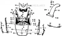 PANNEAU DE PLANCHER / COUVERCLE CENTRAL  125 sym-moto 2019 JET 14 125-XB1 (XC12WW-EU) (E4) (L7-M0) 22