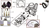 CARBURATEUR pour SYM JOYRIDE 125 E2 (LA12W4-6) (K4-K6) de 2006