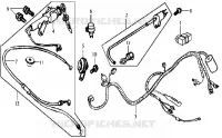 FAISCEAU ELECTRIQUE pour SYM JOYRIDE 125 E2 (LA12W4-6) (K4-K6) de 2006
