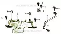 SERRURE DE SELLE pour SYM JOYRIDE 125 E2 (LA12W4-6) (K4-K6) de 2006
