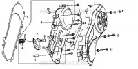 CARENAGES LATERAL GAUCHE pour SYM METRO EUROPE 125 (EURO MX - HF12W-6) (K2-K4) de 2004