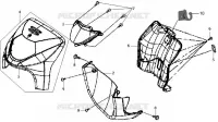 FEU AVANT TABLIER pour SYM METRO EUROPE 125 (EURO MX - HF12W-6) (K2-K4) de 2004