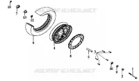 ROUE AVANT pour SYM METRO EUROPE 125 (EURO MX - HF12W-6) (K2-K4) de 2004