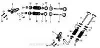 SOUPAPES pour SYM METRO EUROPE 125 (EURO MX - HF12W-6) (K2-K4) de 2004