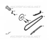 ARBRE A CAMES   COUVERCLE LATERAL GAUCHE CULASSE pour SYM ORBIT II 125 (AE12W1-F) (L0-L3) de 2013