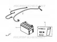 BATTERIE pour SYM ORBIT II 125 (AE12W1-F) (L0-L3) de 2013