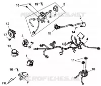 FAISCEAU DE FIL pour SYM ORBIT II 125 (AE12W1-F) (L0-L3) de 2013