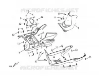 PANNEAU DE PLANCHER pour SYM ORBIT II 125 (AE12W1-F) (L0-L3) de 2013
