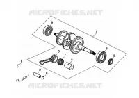 VILEBREQUIN pour SYM ORBIT II 125 (AE12W1-F) (L0-L3) de 2013