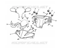 COUVERCLE DE POIGNÉE AVANT  125 sym-moto 2014 ORBIT II 125 (AV12W5-6) (L0-L4) 36